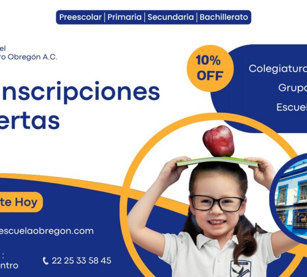 Preinscripciones Abiertas 2025 - Escuela Álvaro Obregón A.C.